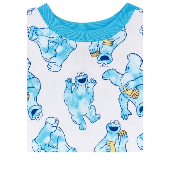 Cookie 🍪 monster pjs 4 piece set - Picture 3 of 4